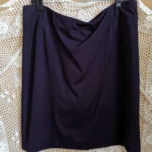 COPY - J. Jill NWT.  XL eggplant/purple mini skirt.